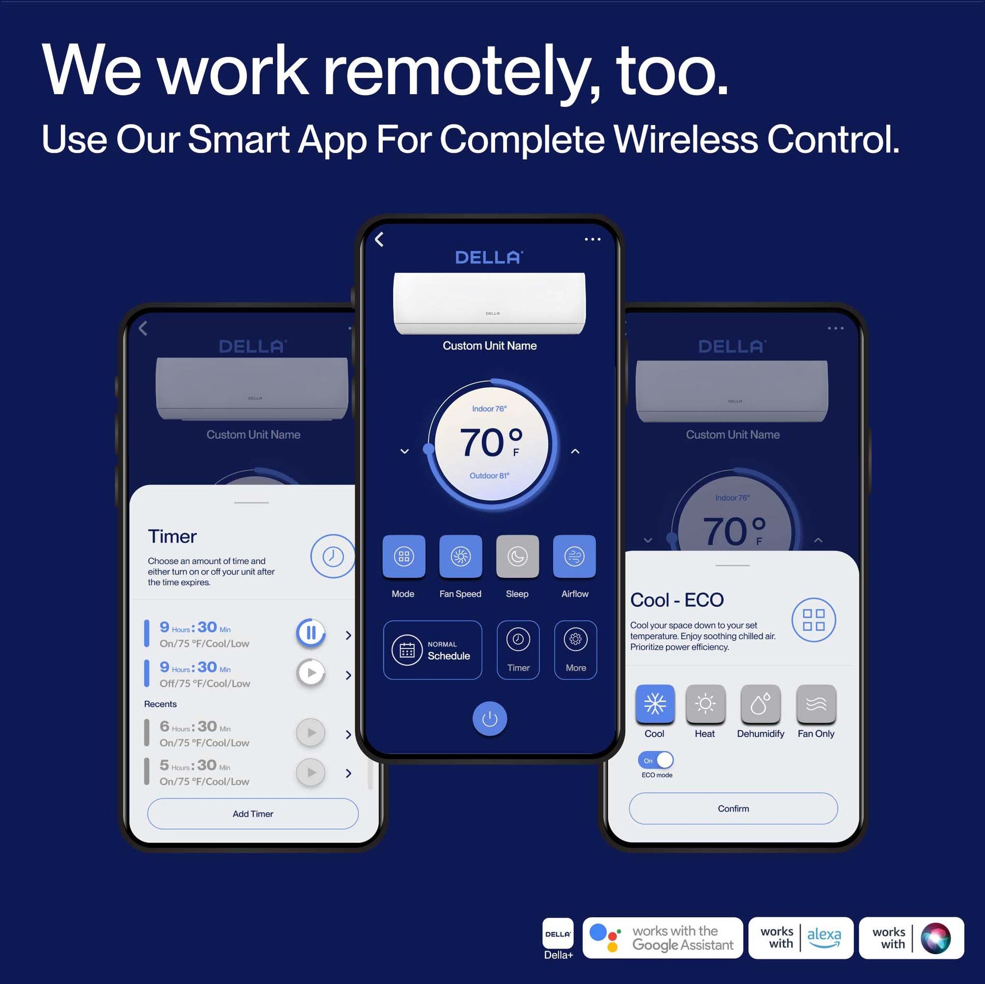 Motto Series 9000 BTU SEER2 19 Mini-Split Heat Pump AC - Up to 400 Sq.Ft.