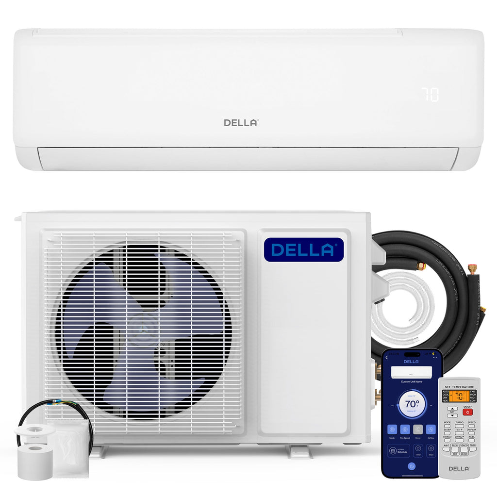 Vita Series 12000 BTU SEER2 21 Mini-Split Heat Pump AC - Up to 550 Sq.Ft.