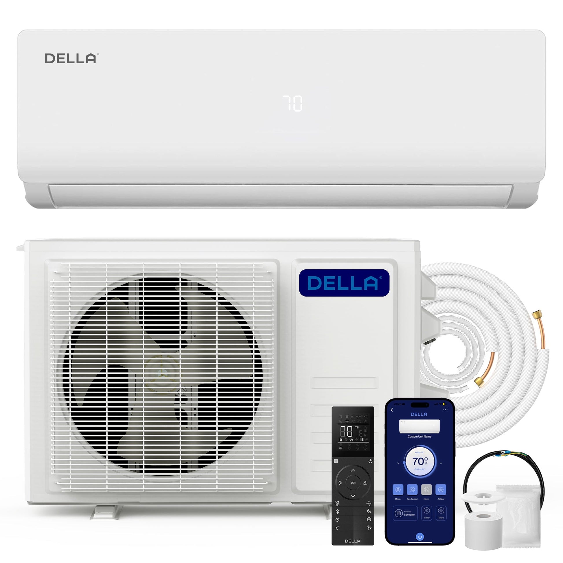 Vario Series 24000 BTU SEER2 19 Mini-Split Heat Pump AC - Up to 1500 Sq.Ft.